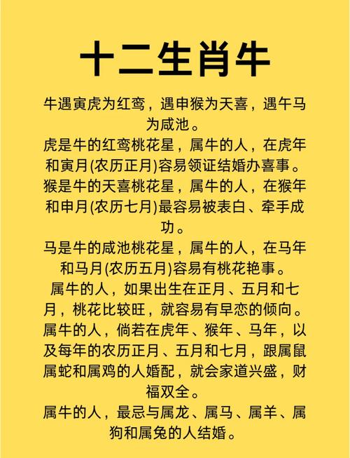 包含牛年大吉解一准确的生肖的词条