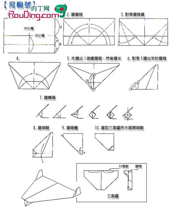 [10种经典纸飞机的折法]10种经典纸飞机的折法图解
