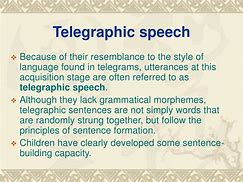 telegraphicspeechstage的简单介绍
