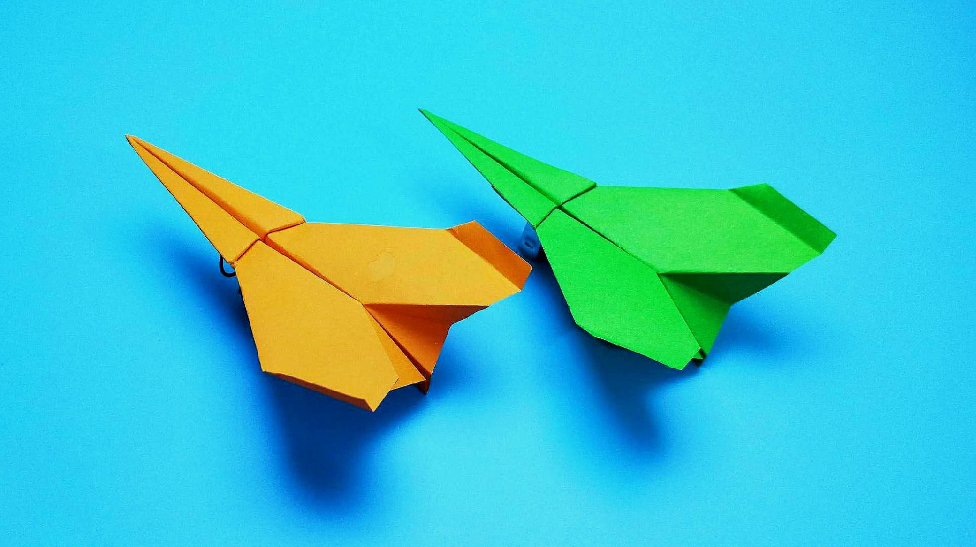 [可以转圈的纸飞机]可以转圈的纸飞机的折法