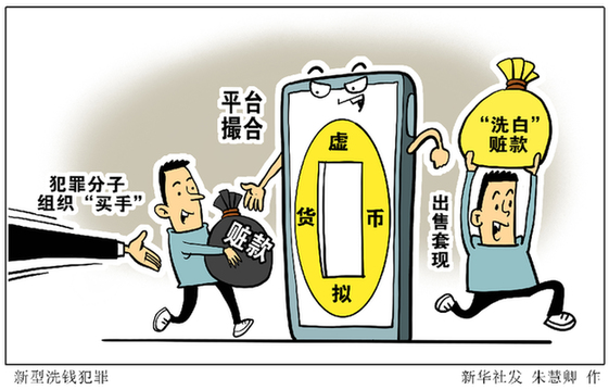 虚拟币洗钱是怎么定罪的,洗钱黑吃黑100万怎么定罪