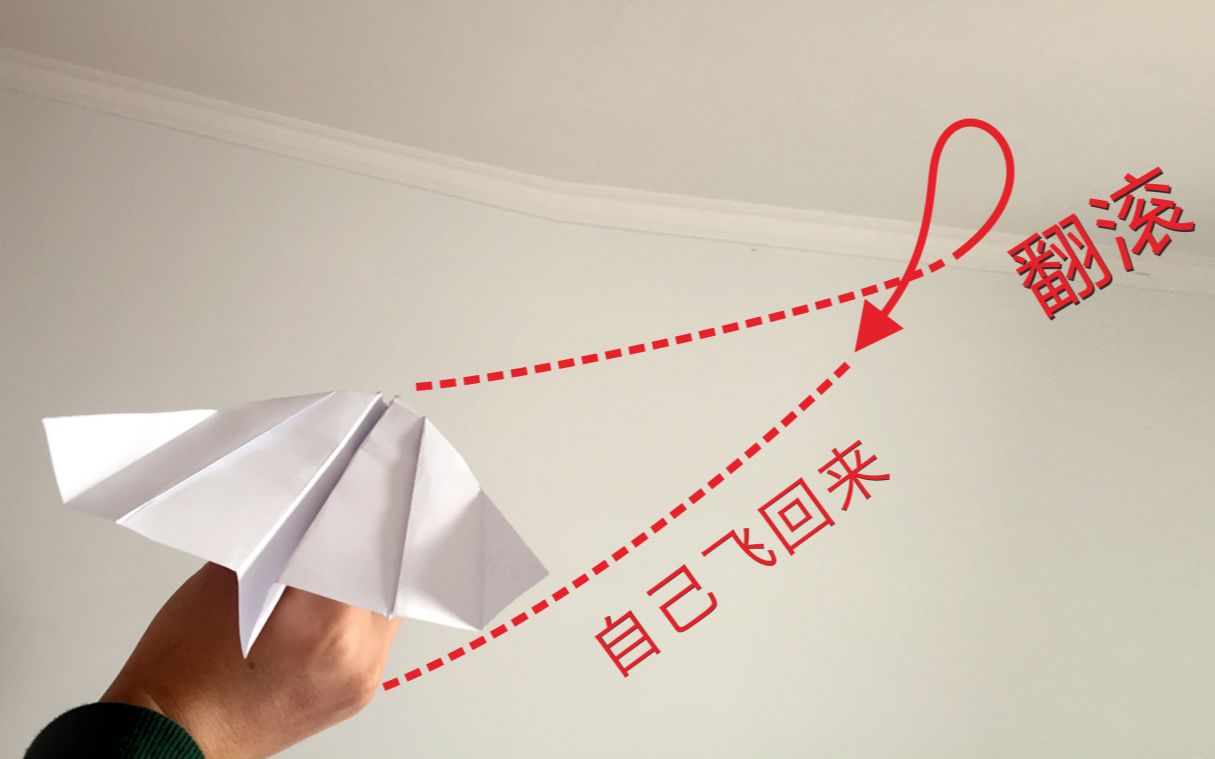 会转圈的纸飞机,会转圈的纸飞机怎么叠?