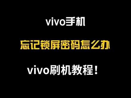 验证码忘了怎么办vivo,vivo手机验证码忘了怎么办