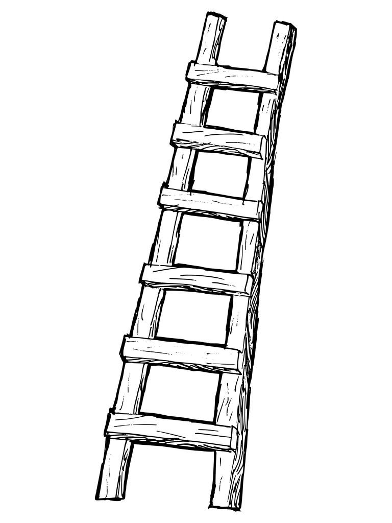 小梯子简笔画图片大全-小梯子简笔画图片大全大图