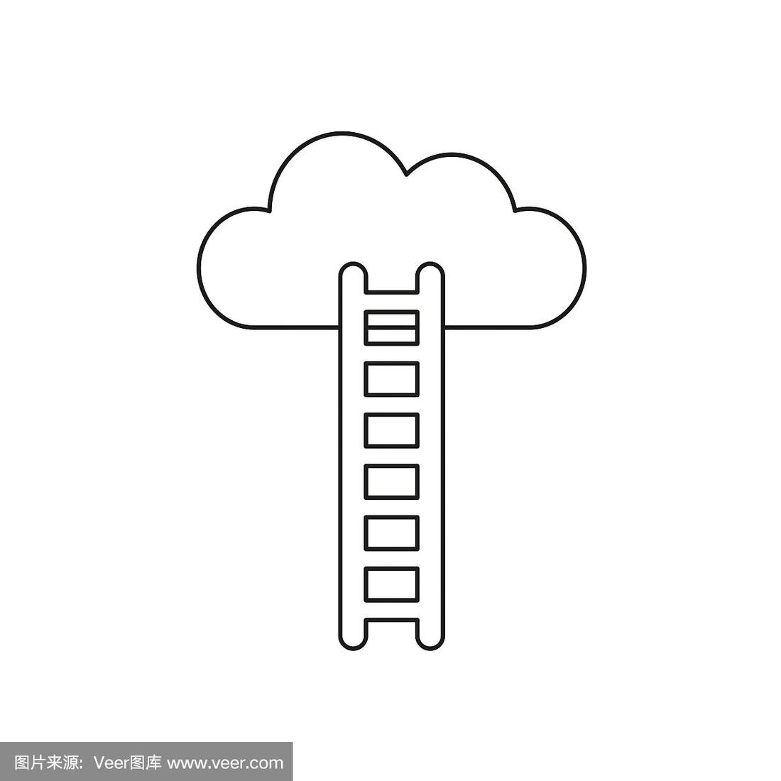 梯子图片卡通简笔画大全-梯子图片卡通简笔画大全大图