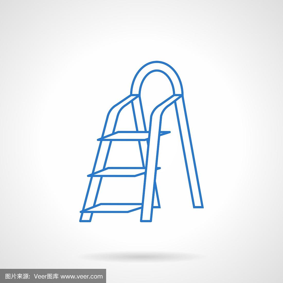 梯子简笔画-梯子简笔画大全
