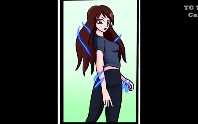 男变女TG动画变身机器-tg动画沙滩变身擦防晒霜
