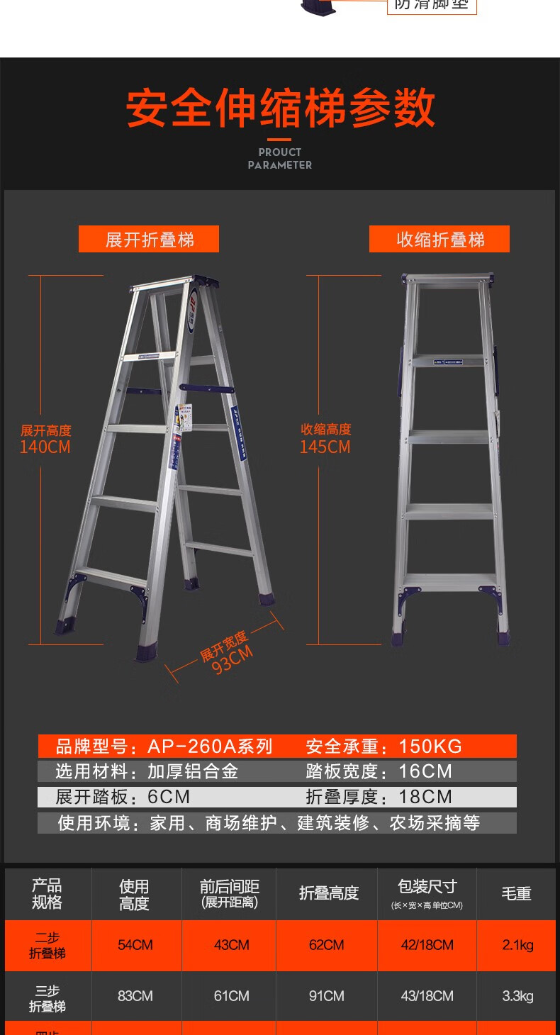 梯子的尺寸对照表-永久翻国外梯子windows