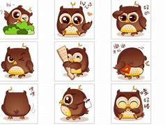 猫头鹰电报员表情包-对对对猫头鹰图片gif