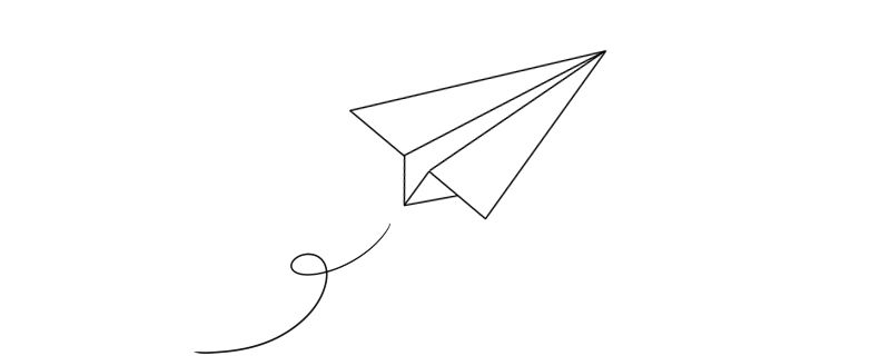 纸飞机简笔画logo-纸飞机简笔画 儿童简笔画