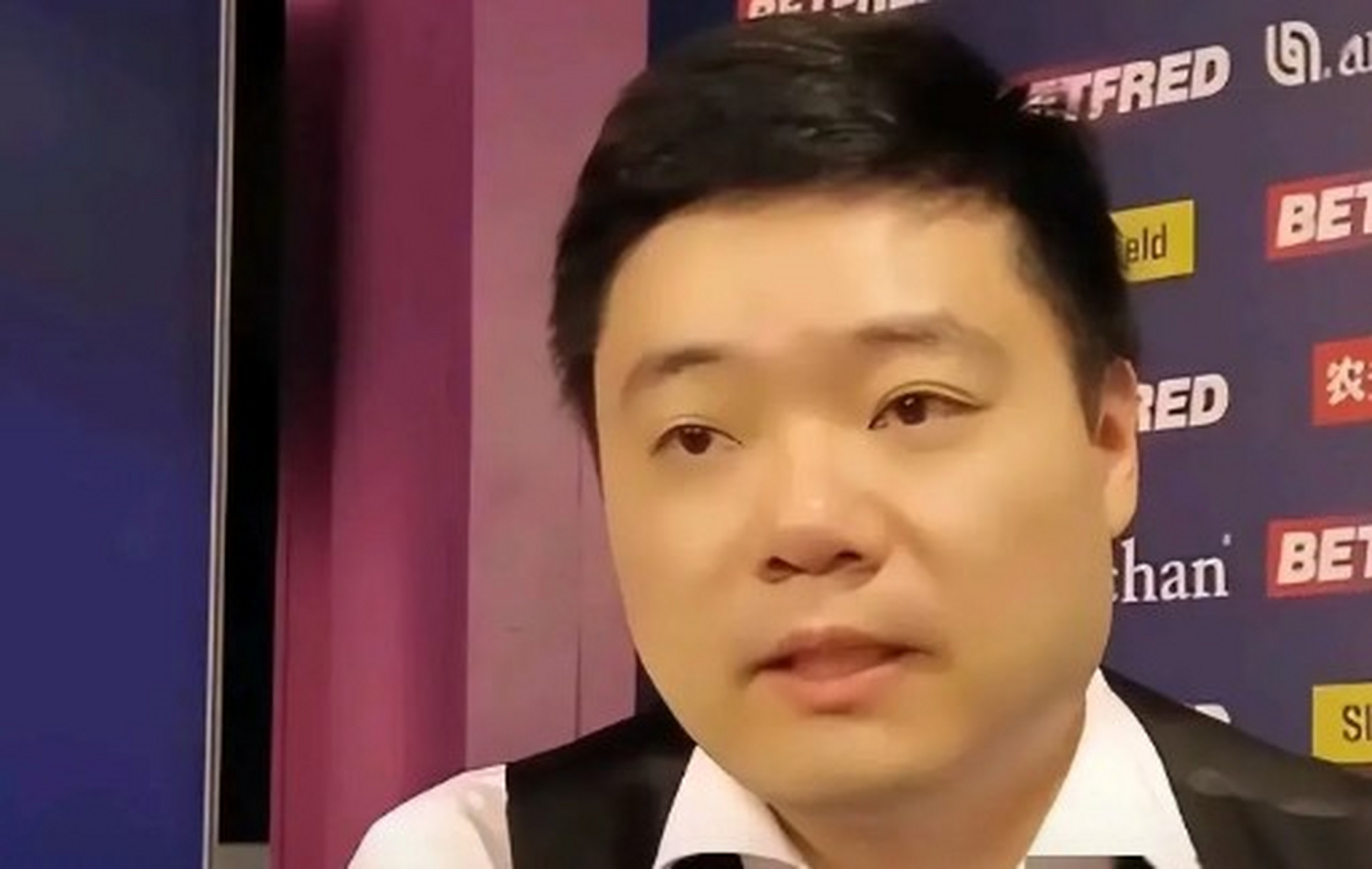 关于丁俊晖惨遭一轮游的信息